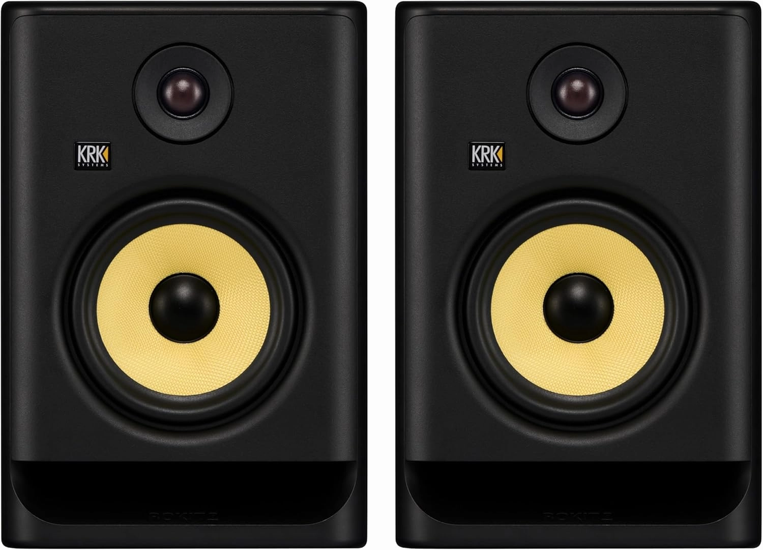 KRK RP8G5 ROKIT 8 Generation Five 8" Powered Studio Monitor Pair, 8 Inches studio monitors,nearfield speakers,mixing reference monitors,