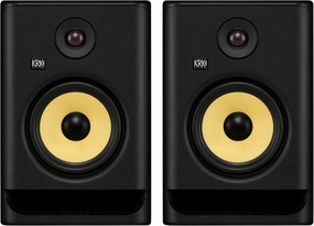 KRK RP8G5 ROKIT 8 Generation Five 8" Powered Studio Monitor Pair, 8 Inches studio monitors,nearfield speakers,mixing reference monitors,