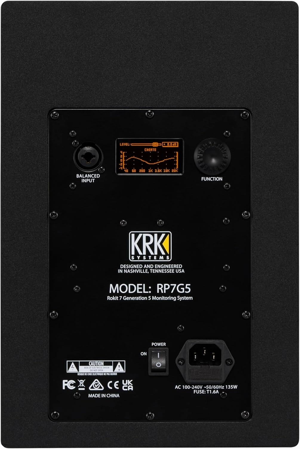 KRK RP8G5 ROKIT 8 Generation Five 8" Powered Studio Monitor Pair, 8 Inches