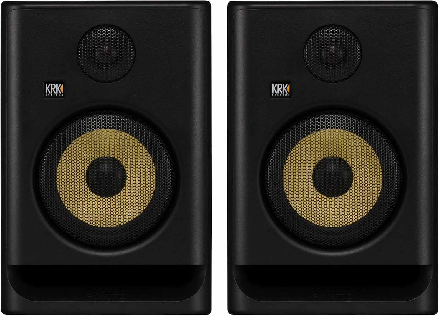 KRK RP8G5 ROKIT 8 Generation Five 8" Powered Studio Monitor Pair, 8 Inches