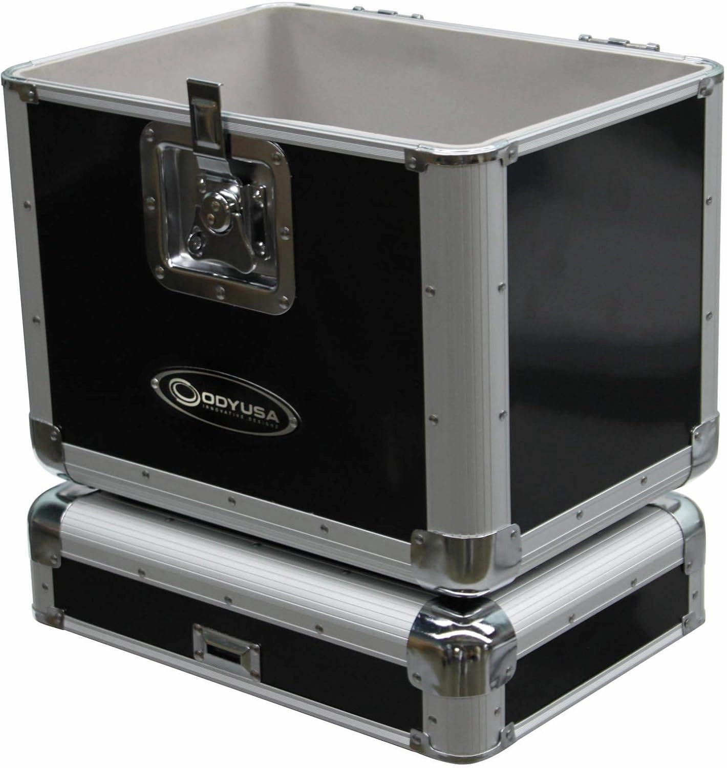 KROM Series Black Stackable Record/Utility Case for 70 12" Vinyl Records & LPs