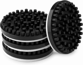 kwmobile Turntable Isolation Feet - Pack of 4 Silicone Anti-Vibration Isolator Pads for Audio Equipment HiFi System Speakers Record Player isolation pads,speaker feet,vibration dampeners,