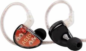 KZ AS10 IEM Headphone, 5 Balanced Armature Driver KZ Earbuds Wired Earphone, Stereo HiFi in Ear Monitor Headphone Musician Headset Earphone with Detachable 2 Pin Cable(No Microphone, Black) audiophile headphones,high-end headphones,studio over-ear,