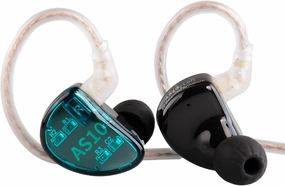 KZ AS10 in Ear Monitor Earbuds Headphone, Pure 5 Balanced Armature 5BA KZ Earbuds Earphone, Musician in Ear Monitor Headphone High Fidelity HiFi Headset (No Microphone, Green) audiophile headphones,high-end headphones,studio over-ear,
