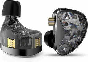 KZ AS24 in-Ear Monitor Headphone 24BA Drivers High-Performance IEM Earphones with 8 Tuning Switches, Noise Isolation Wired Earbuds for Musicians (Tuning Version,Black,no mic) in-ear monitors,hi-fi IEMs,studio earphones,