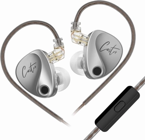 KZ Castor IEM Earphones Wired Earbuds,2DD Tuning Adjustable in Ear Monitor Headphones Dual-Driver Supper Bass Wired Headphones, Harman Target Version Monitor Headphones in-ear monitors,hi-fi IEMs,studio earphones,