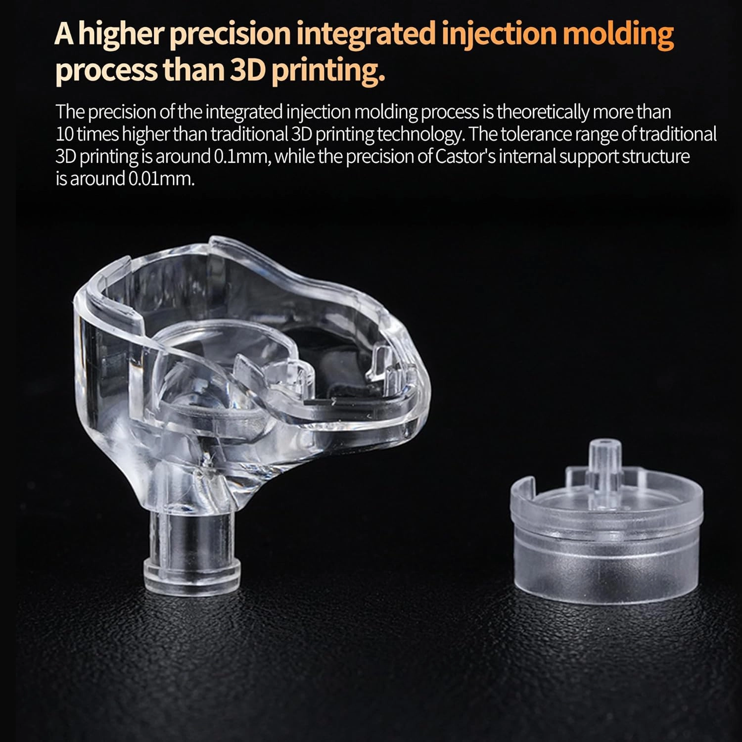 KZ Castor in Ear Monitor, Harman Edition IEM with Dual Dynamic Drivers, Tunable in Ear Headphones Gaming Earbuds with Adjusting Switch, Noise-isolating, Silicone Tips (Standard Version, Without Mic)
