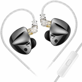 KZ D-Fi in Ear Monitor Headphones High Performance Flagship Dynamic IEMS,Dual-Magnet&Dual-Cavity Dynamic Driver Wired Earbuds Gaming Earbuds with Tuneful Bass for Musicians (Standard Version) in-ear monitors,hi-fi IEMs,studio earphones,