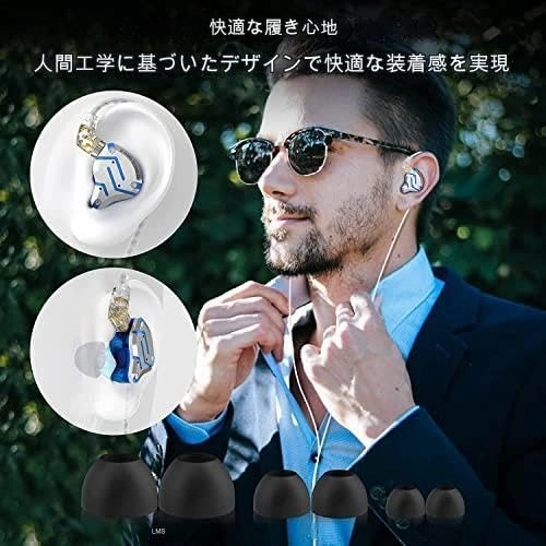 KZ Ear Buds Wired ZS10 Pro Wired in-Ear Headphones, Noise Cancelling IEM Earphone with Stainless Steel Faceplate, 2Pin IEM Detachable Cords, in Ear Monitor for Musician Singers (Matte Black, with Mic)