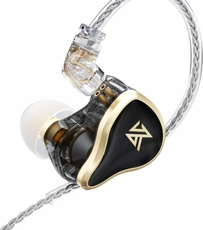 KZ ZAS in-Ear Headphones Wired Earbuds, IEM Headphones,16-Unit Hybrid High-Frequency 7BA 10mm DD HiFi Stereo Sound Earphones Noise Cancelling Earbuds(with Mic,Black) in-ear monitors,hi-fi IEMs,studio earphones,