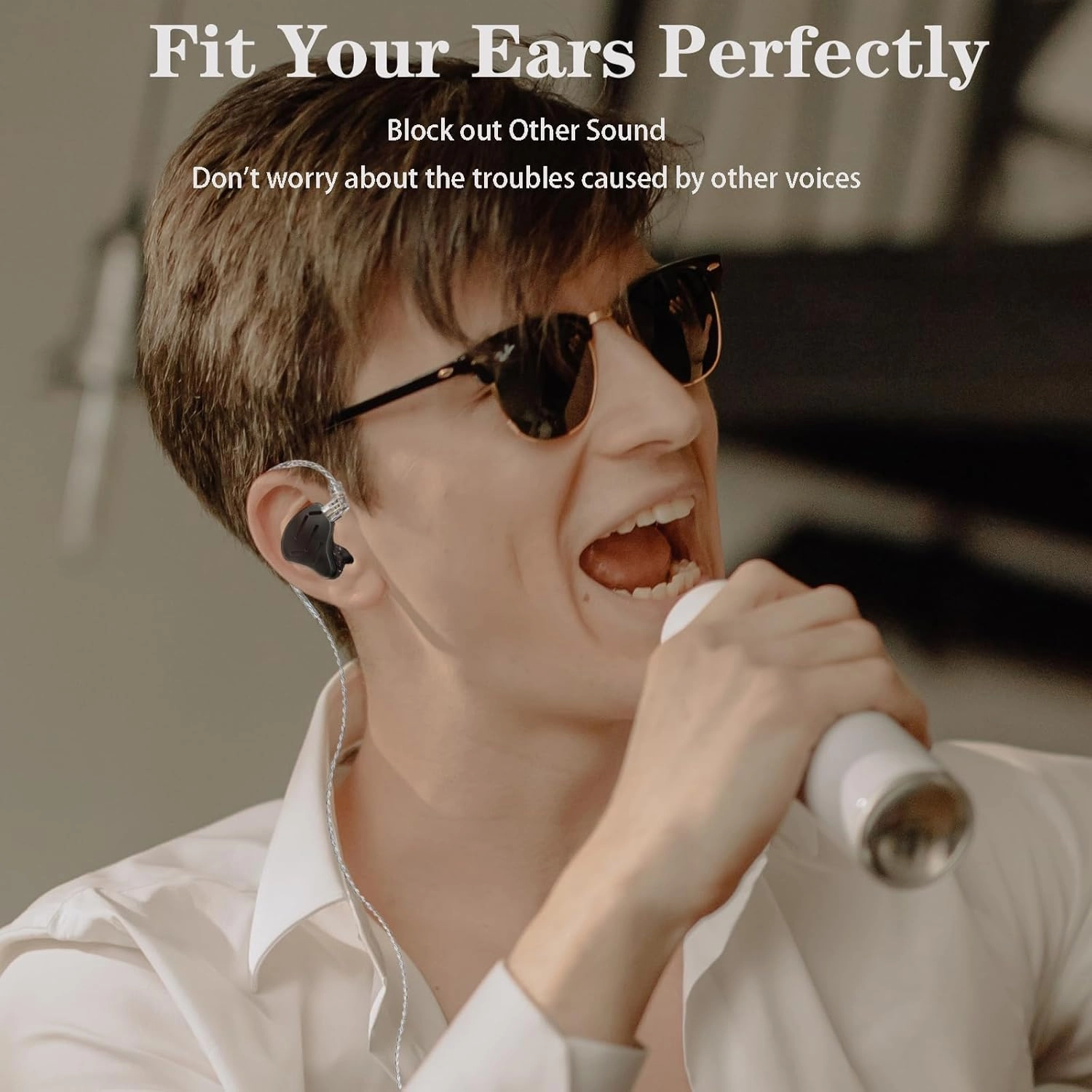 KZ Zax in Ear Headphones 7BA 1DD Hybrid 16 Drivers HiFi Noise Cancelling Wired Earbuds, Zin Alloy Shell Metal Earphone in Ear Monitor with 3.5mm Jack Detachable 2 Pin 0.75mm Cable (with mic, Black)