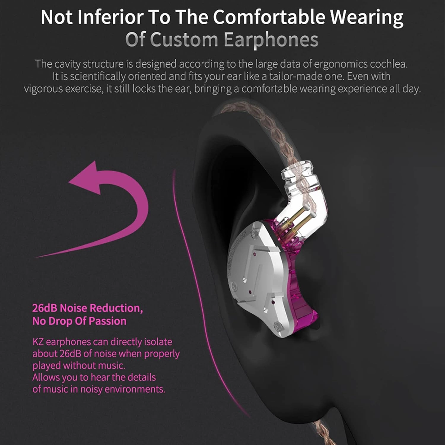 KZ ZS10 Pro 4BA 1DD in Ear Monitor Earphone 5 Driver HiFi Metal Earbuds Headphone Noise Cancelling IEM Earphone