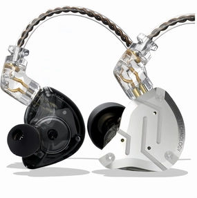 KZ ZS10 Pro, in Ear Monitor HeadphonesHiFi IEM Earphone Wired Earbuds, Gaming Earbuds, 4BA 1DD 5 Driver Hybrid Technology,Detachable Cable,in Ears for Singers Musicians (Without MIC, Black) reference headphones,neutral sound headphones,monitor headphones,