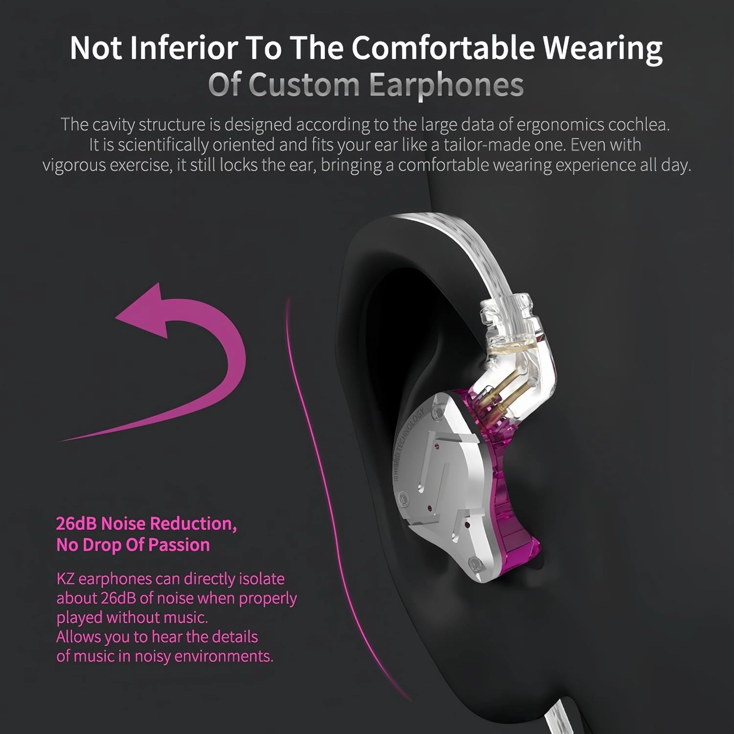 KZ ZS10 Pro, in Ear Monitor HeadphonesHiFi IEM Earphone Wired Earbuds, Gaming Earbuds, 4BA 1DD 5 Driver Hybrid Technology,Detachable Cable,in Ears for Singers Musicians (Without MIC, Black)
