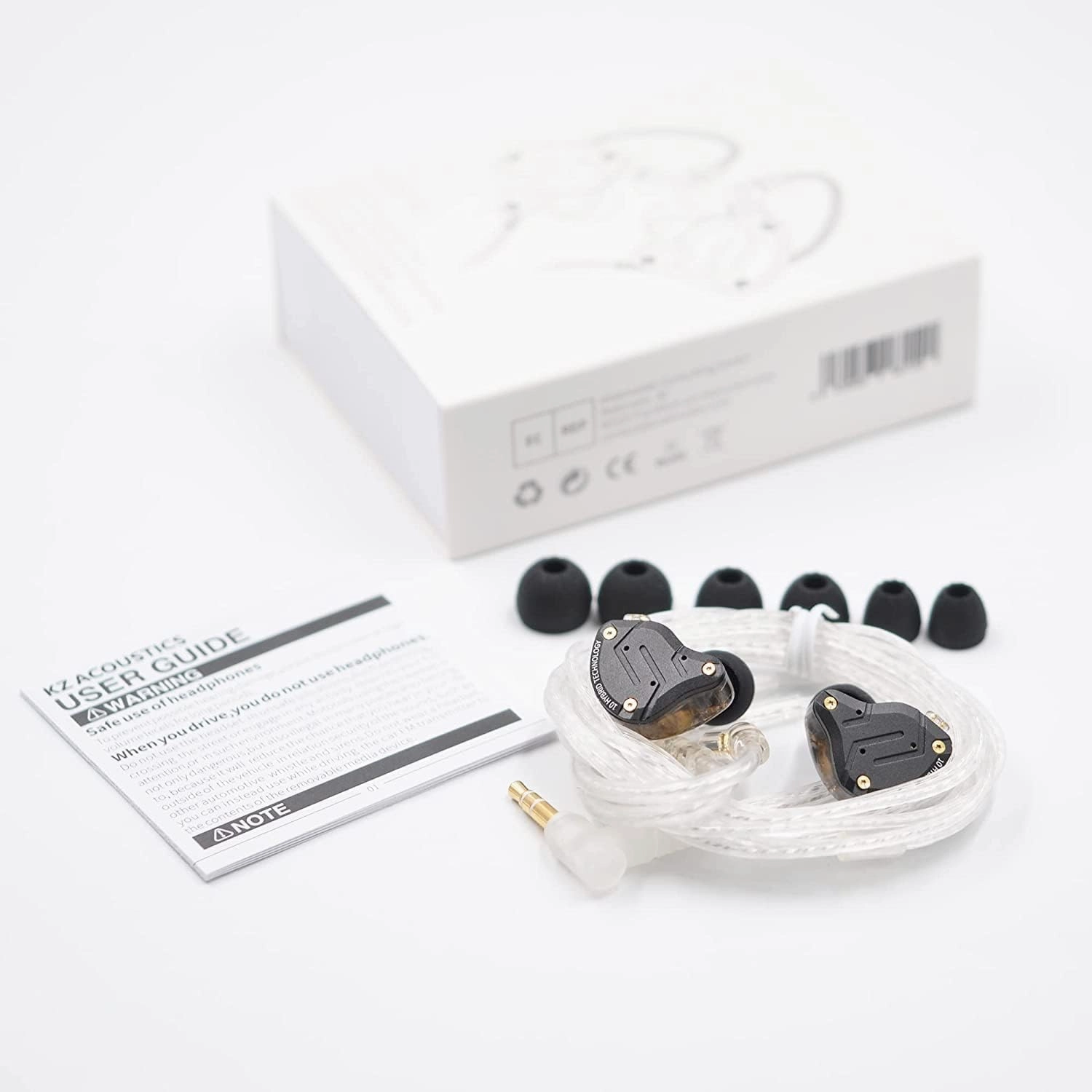 KZ ZS10 Pro Wired Earbuds in Ear Monitor Headphone KZ IEMs in-Ear Earphone 4BA 1DD 5 Drivers Metal Earphones with Stainless Steel Faceplate, 2 Pin Detachable Cable (Blue, Without Mic)