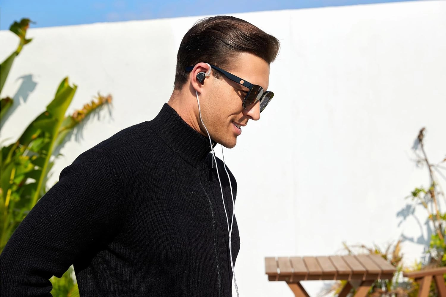 KZ ZS10 Pro X in Ear Earphone, Upgraded 4BA 1DD KZ Headphone Multi Driver in Ear Earphone IEM with Alloy Faceplace Detachable Silver-Plated Recessed 0.75mm 2Pin Cable for Audiophile (Dark, with Mic)