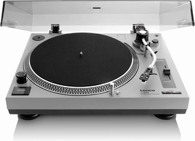 L-3810 Turntable | Direct-Drive Turntable with Pinch Control | Grey direct-drive turntable,DJ turntable,hi-torque vinyl deck,