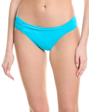 La Blanca Side Shirred Hipster Bikini Bottom