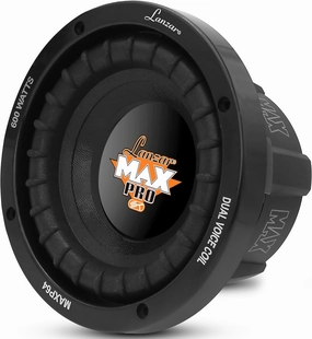 Lanzar 6.5 Car Subwoofer Speaker - Black Non-Pressed Paper Cone, Aluminum Voice Coil, 4 Ohm Impedance, 600 Watt Power and Foam Edge Suspension for Vehicle Audio Stereo Sound System - MAXP64 audiophile subwoofer,active subwoofer,low frequency speaker,