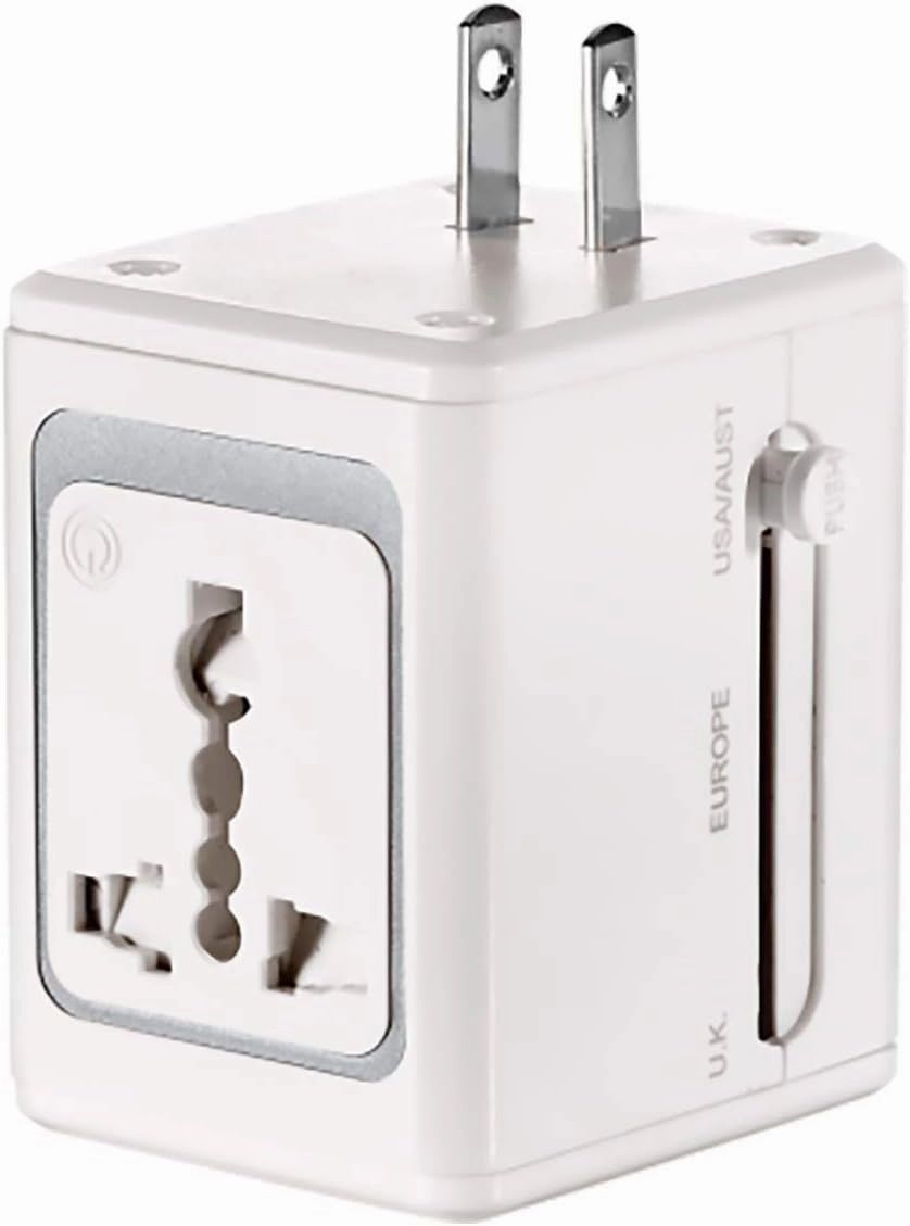 Lectronic Smart LS1ADR All-In-One Adapter with Built-In USB Port - Retail Packaging - White smart audio hub,voice control speaker,Alexa compatible audio,