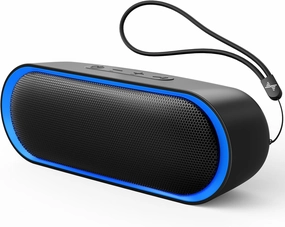 LENRUE Bluetooth Speakers, Waterproof Portable Speakers with TWS, 24 Playtime, Stereo Sound, Wireless for Home Shower Pool Beach Outdoor (Black) floorstanding speakers,tower speakers,stereo floor speakers,