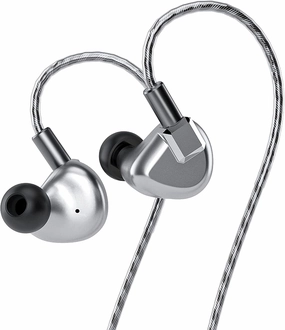 Letshuoer S12 in-Ear Headphones 14.8mm Planar Magnetic Driver Wired in-Ear HiFi Earphones for Smartphones/PC/Tablet (3.5mm Connector, Silver) in-ear monitors,hi-fi IEMs,studio earphones,