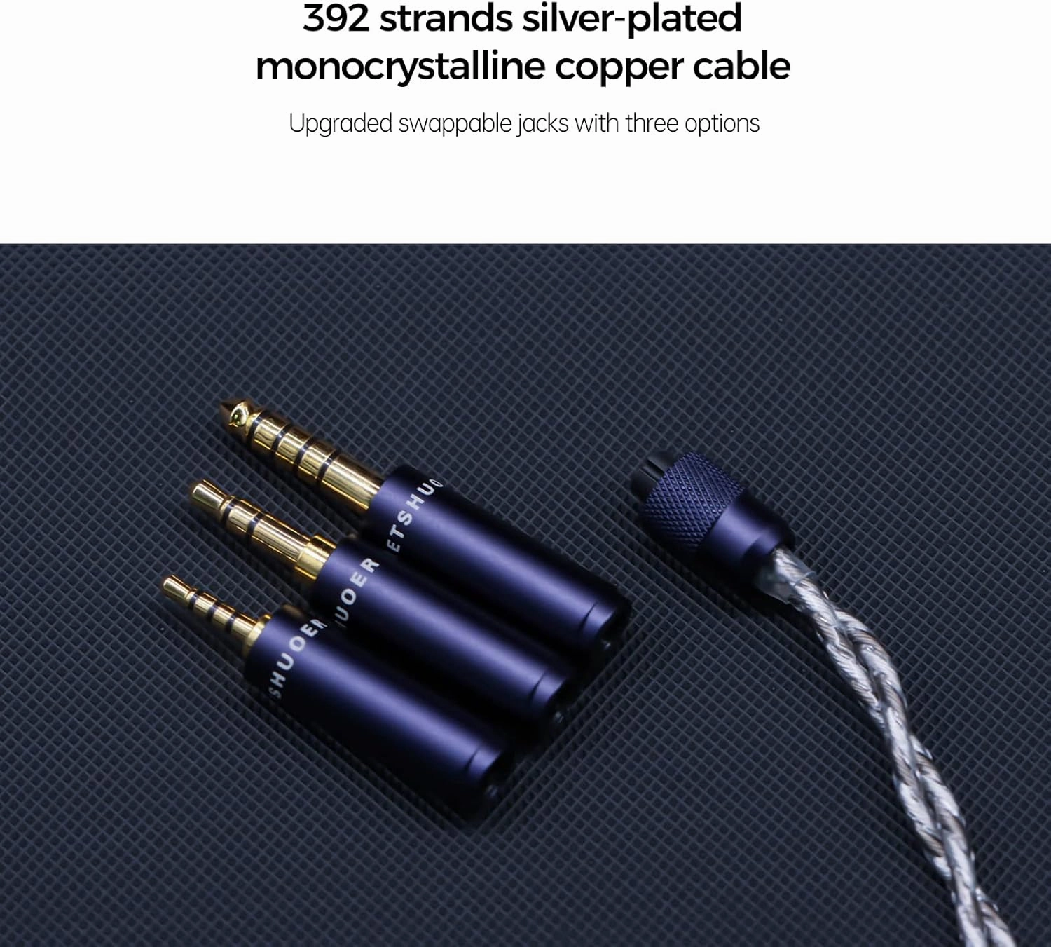 Letshuoer S12 PRO in Ear Headphones 14.8mm Planar Magnetic Driver Wired HiFi Earphones for Smartphones/PC/Tablet (Deep Space Blue, 2.5mm / 3.5mm / 4.4mm Connector)