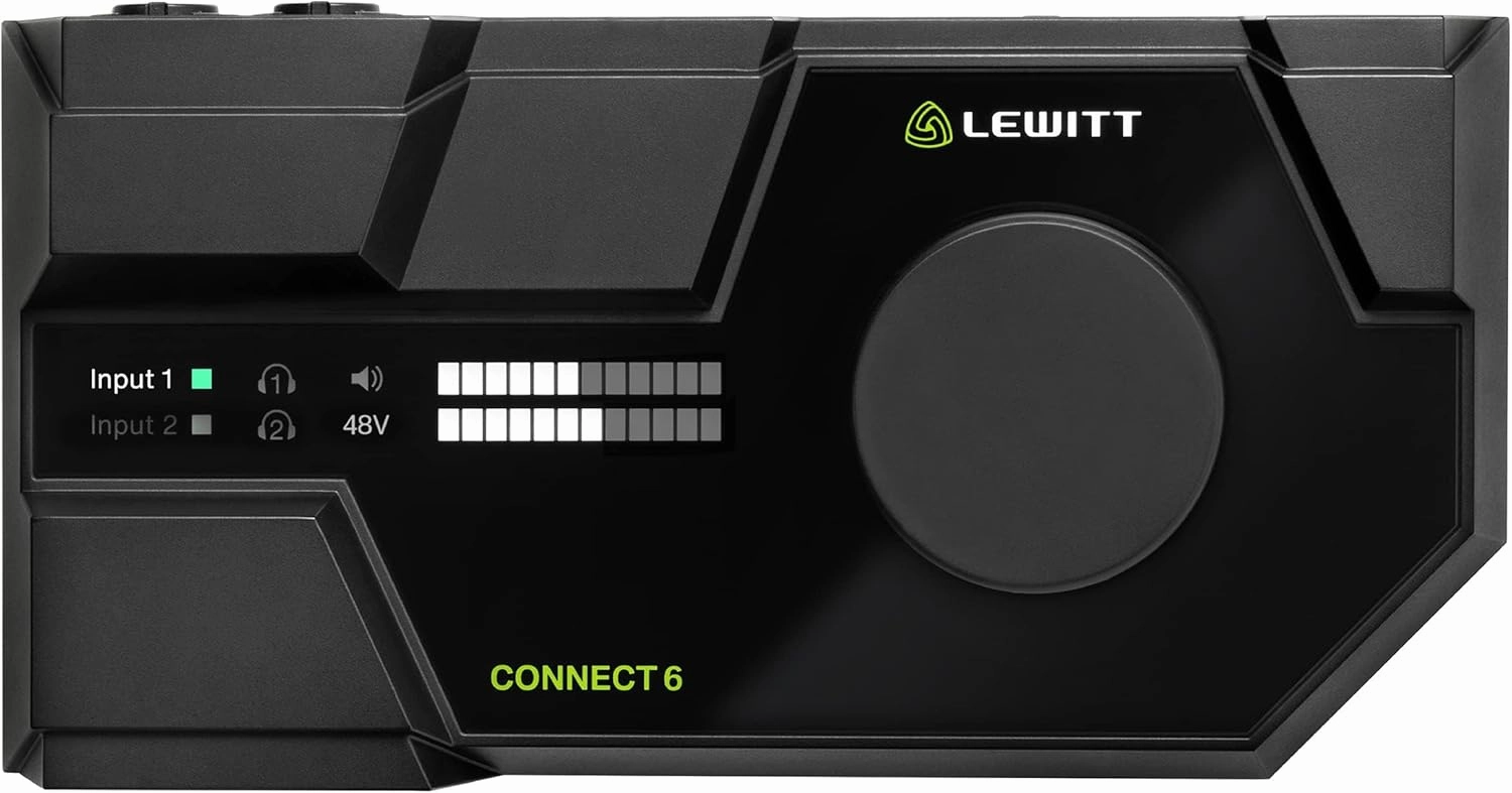 Lewitt Connect 6 USB-C Audio Interface audio interface,USB interface,music recording input,