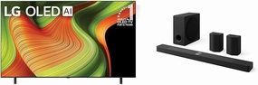 LG 83" 2025 OLED TV & 9.1.5-Ch. S95TR Soundbar with Dolby Atmos, DTS:X, Wireless Speakers and Subwoofer Home Theater Bundle home cinema system,5.1 home theater,surround sound package,