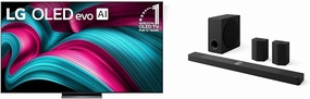 LG 83" 8K OLED evo TV, 9.1.5-Ch. S95TR Soundbar with Dolby Atmos, DTS:X, Wireless Speakers and Subwoofer Home Theater Bundle home cinema system,5.1 home theater,surround sound package,