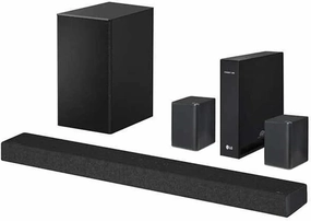 LG SP7R 7.1 Channel High Res Audio Sound Bar with Rear Speaker Kit (Renewed) soundbar,TV speaker bar,home theater soundbar,