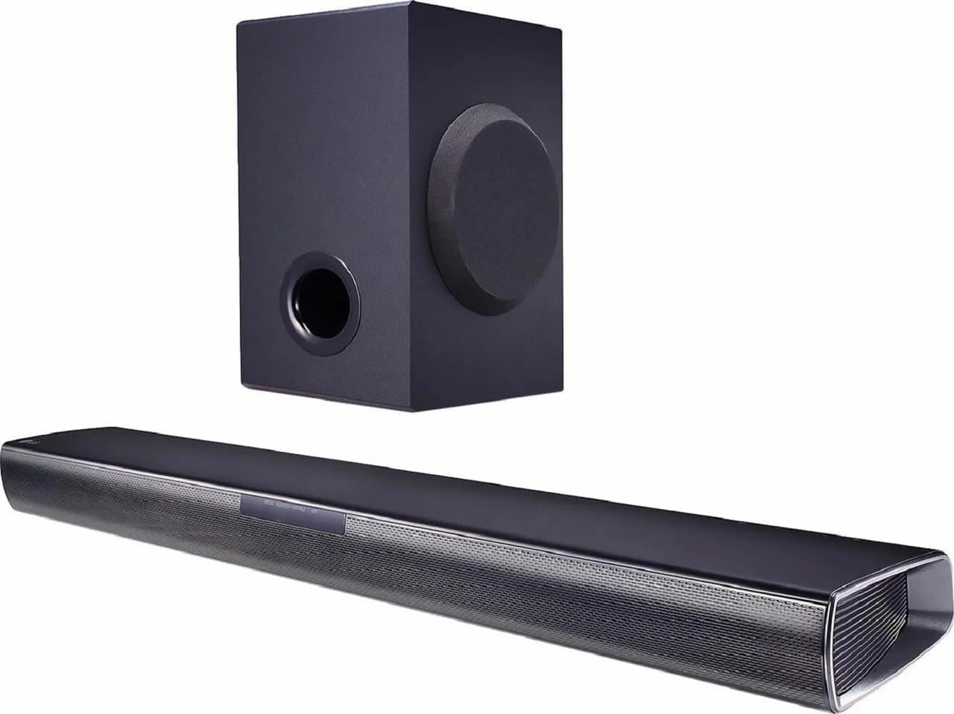 LG SQC1 Bluetooth 2.1 Ch 160W Soundbar with Wireless Subwoofer, Remote and Optical Connection - Black soundbar,TV speaker bar,home theater soundbar,