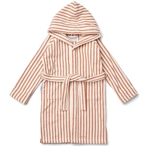 Liewood Leo Bathrobe Y/D Stripes Tuscany Rose/Creme De La Creme