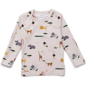 Liewood Noah Swim Tee Safari Sandy Mix