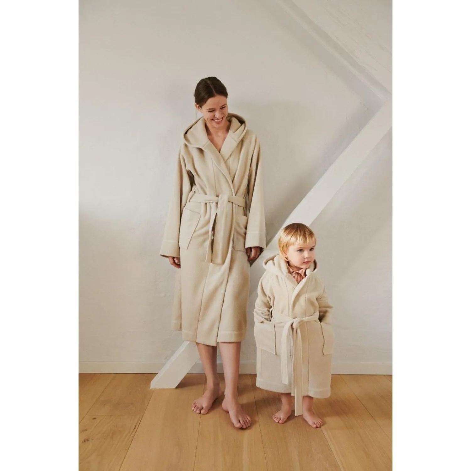 LieWood Silver Lining Saki Fleece Bathrobe With Ears