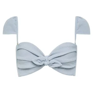 Light Denim Cabana Bikini Top