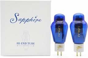 LINLAI 300B-S Sapphire Glass 1 Pair Vacuum Hifi Valve Electronic Tube for Class Pairing Audio Amplifier Replaced 10W Power Amplication (300B-Sapphire) tube amplifier,valve amp,audiophile tube stereo,