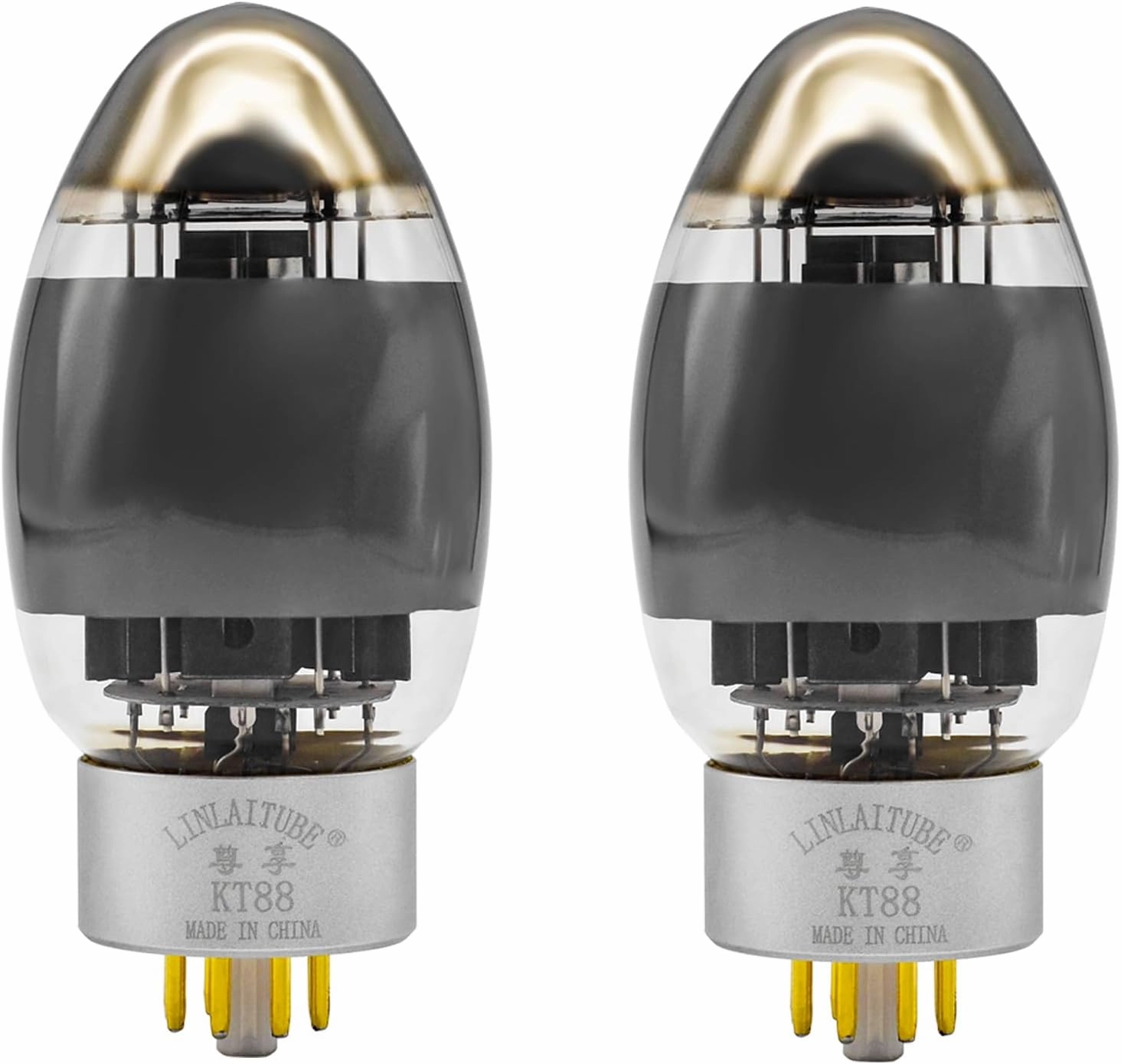 LINLAI ZX-KT88 1 Pair KT88 Free Matching Vacuum Hifi Valve Electronic Tube for Class Pairing Audio Amplifier Replaced 42W Power Amplication(2pcs in a pack) tube amplifier,valve amp,audiophile tube stereo,