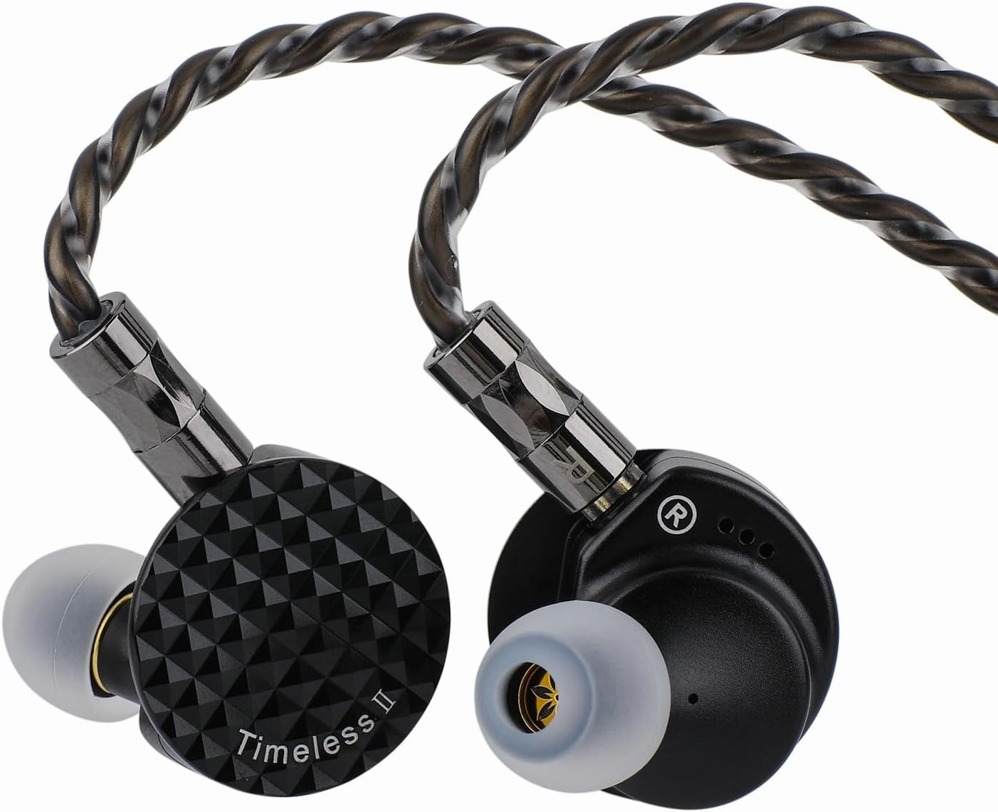 Linsoul 7Hz Timeless II in Ear Monitor, Upgraded 14.5mm Planar Magnetic Driver IEM, Wired Earbuds, with Tunable Nozzle and 7N OCC IEM Cable for Musician Audiophile (Timeless II) audiophile headphones,high-end headphones,studio over-ear,
