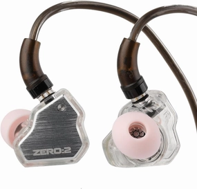 Linsoul 7Hz x Crinacle Zero:2 in Ear Monitor, Updated 10mm Dynamic Driver IEM, Wired Earbuds Earphones, Gaming Earbuds, with OFC IEM Cable for Musician (Silver) audiophile headphones,high-end headphones,studio over-ear,