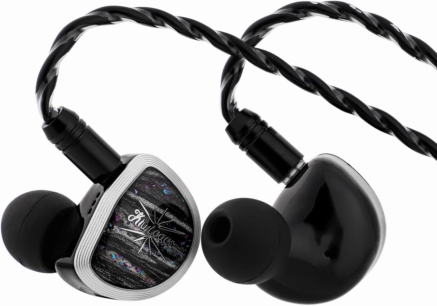 Linsoul Kiwi Ears Aether in Ear Monitor, 15.3mm Large Planar Driver IEM Earphone, HiFi Wired Earbuds, Gaming Earbuds with 2Pin Detachable Cable for Professional Musician Audiophile Gamer reference headphones,neutral sound headphones,monitor headphones,