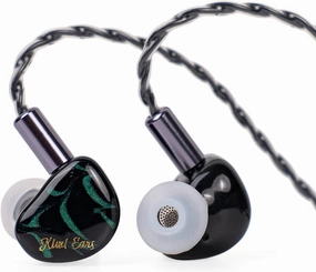 Linsoul Kiwi Ears Cadenza 10mm Beryllium Dynamic Driver IEM 3D Printed with Detachable Interchangeable Plug 0.78 2pin 3.5mm IEM Cable for Musician Audiophile (Green) audiophile headphones,high-end headphones,studio over-ear,
