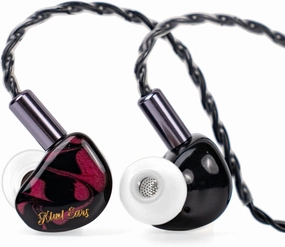 Linsoul Kiwi Ears Cadenza 10mm Beryllium Dynamic Driver IEM 3D Printed with Detachable Interchangeable Plug 0.78 2pin 3.5mm IEM Cable for Musician Audiophile (Red) audiophile headphones,high-end headphones,studio over-ear,