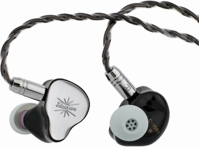 Linsoul Kiwi Ears KE4 in Ear Monitor, 2DD 2BA Hybrid Earphone, Gaming Earbuds, HiFi Wired IEM, with Detachable IEM Cable for Musician Audiophile (Silver) in-ear monitors,hi-fi IEMs,studio earphones,