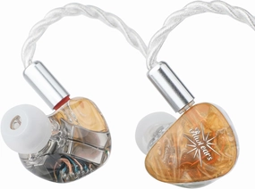 Linsoul Kiwi Ears Orchestra Lite Performance Custom 8BA in-Ear Monitor IEM with Detachable 4-core 7N Oxygen-Free Copper OFC Cable, Handcrafts Faceplate for Audiophile Studio Musician (Orange) in-ear monitors,hi-fi IEMs,studio earphones,