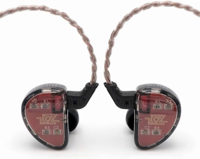 Linsoul KZ AS10 5BA HiFi Stereo in-Ear Earphone High Resolution Earbud Headphone with 0.75mm 2 pin Cable, Five Balanced Armature Drivers, Noise Cancelling(Without Mic, Black) reference headphones,neutral sound headphones,monitor headphones,