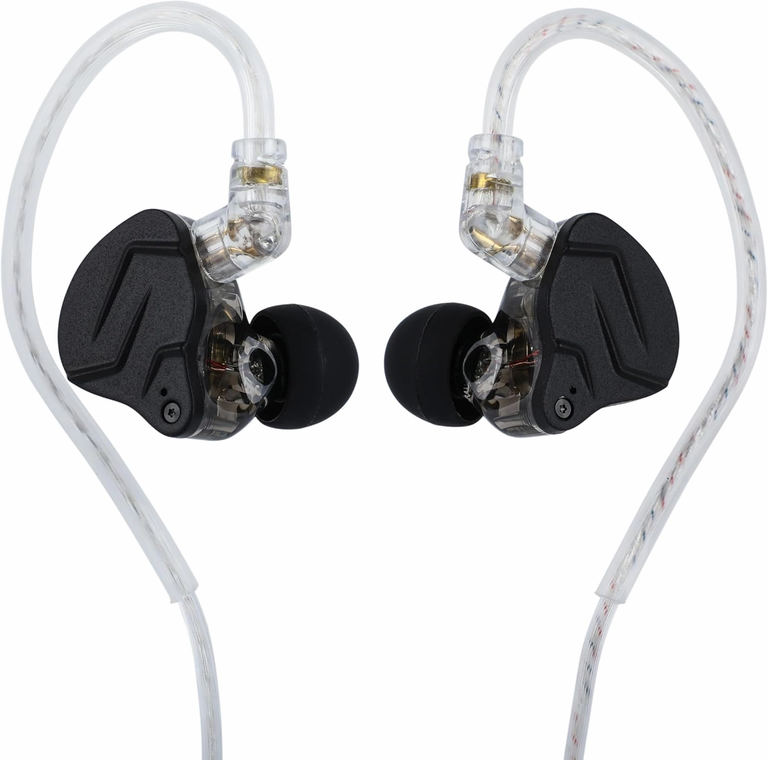Linsoul KZ ZSN PRO X Dual Driver 1BA 1DD Hybrid Metal Earphones HiFi in-Ear Monitor with Detachable Recessed 2Pin Cable,Zinc Alloy Panel (Without Mic, Grey) in-ear monitors,hi-fi IEMs,studio earphones,