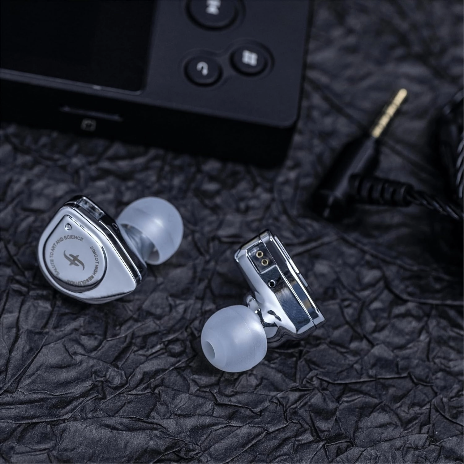 Linsoul SIMGOT EW200 10mm SCP Diaphragm Dynamic Driver in-Ear Earphones with All Metal Body, Detachable 0.78mm 2pin Silver-Plated OFC Cable for Audiophiles Musicians (EW200 with Mic)