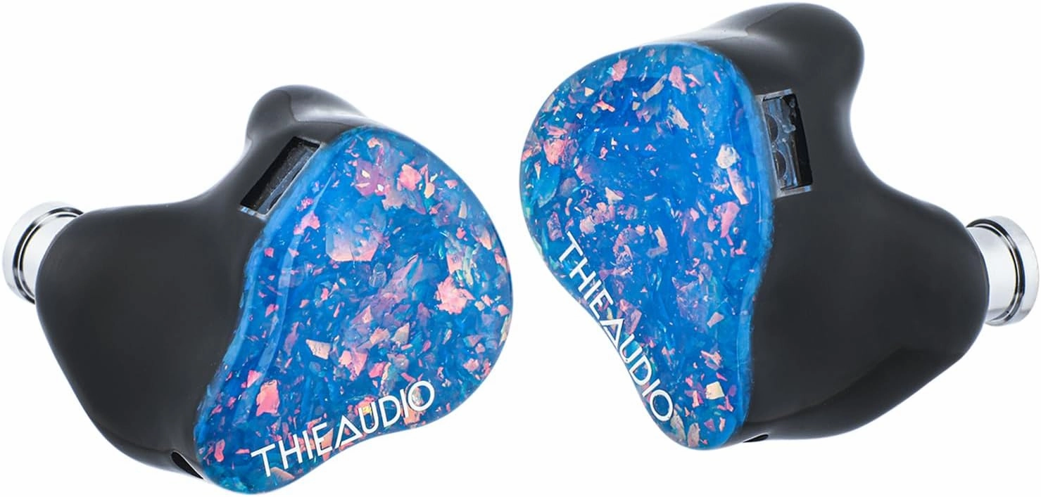 Linsoul THIEAUDIO Hype 4 2DD 4BA in Ear Monitor, HiFi IEM Earphones with Tonal Balance, Latest Sonion Driver, Detachable Silver-Plated OCC Cable for Audiophile Musician Professionals (Blue)