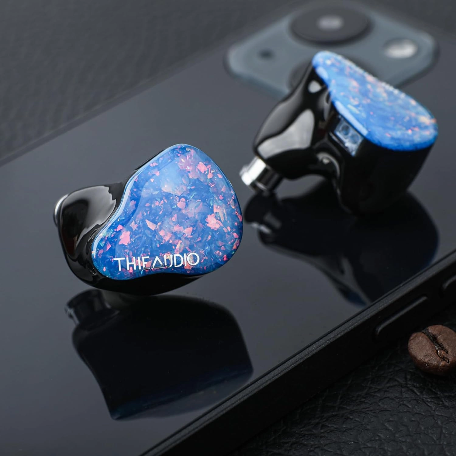 Linsoul THIEAUDIO Hype 4 2DD 4BA in Ear Monitor, HiFi IEM Earphones with Tonal Balance, Latest Sonion Driver, Detachable Silver-Plated OCC Cable for Audiophile Musician Professionals (Blue)